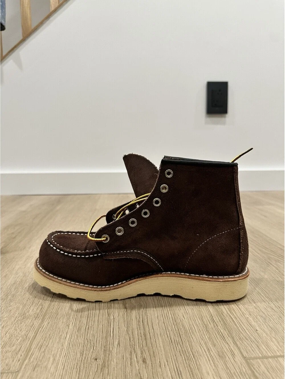 Red Wing 8878 Leather Boots Shoes Men Size US 6 E Brown